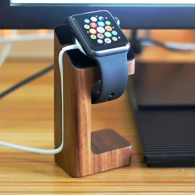 Apple Smartwatch Accessories - Деревянная подставка для зарядного устройства Apple