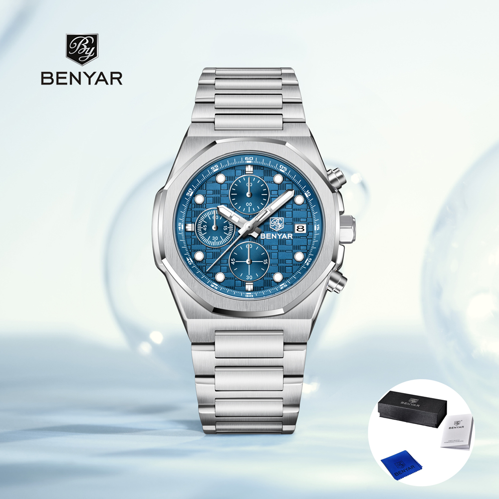 Accessories With Watch - Новинка 2022, мужские часы BENYAR, роскошные