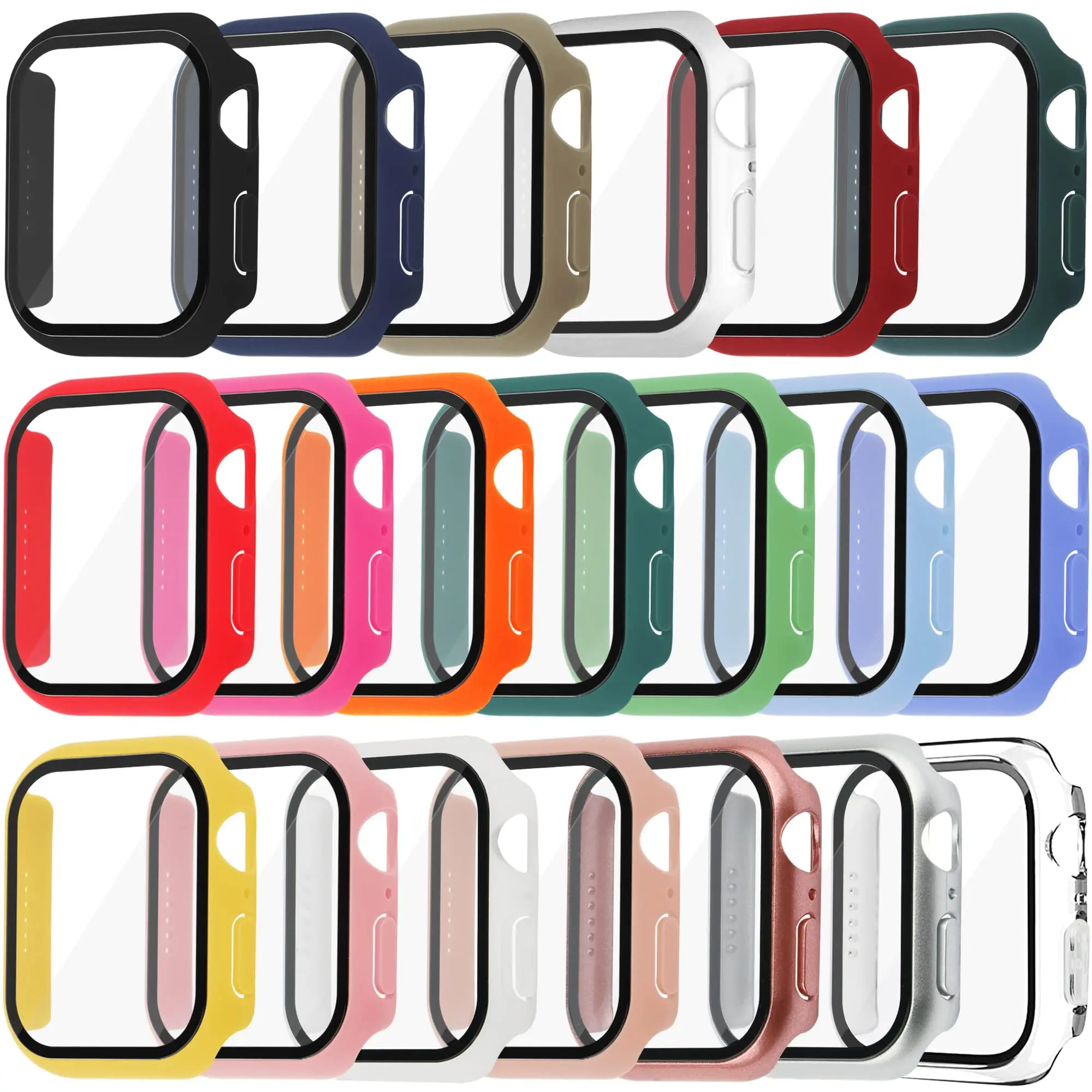 Apple Smartwatch Accessories - Закаленное стекло + чехол для Apple