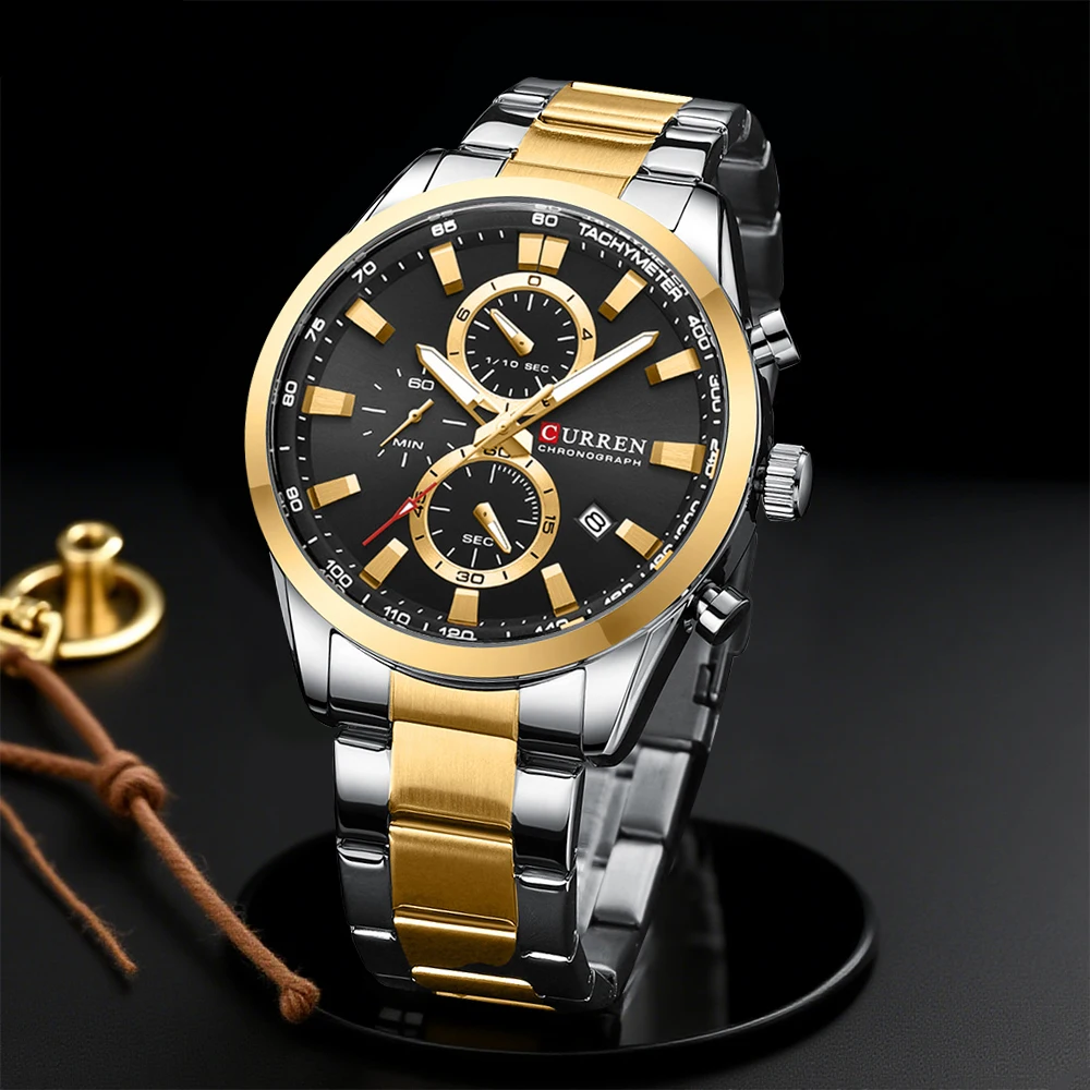 Accessories With Watch - CURREN повседневные кварцевые спортивные часы с