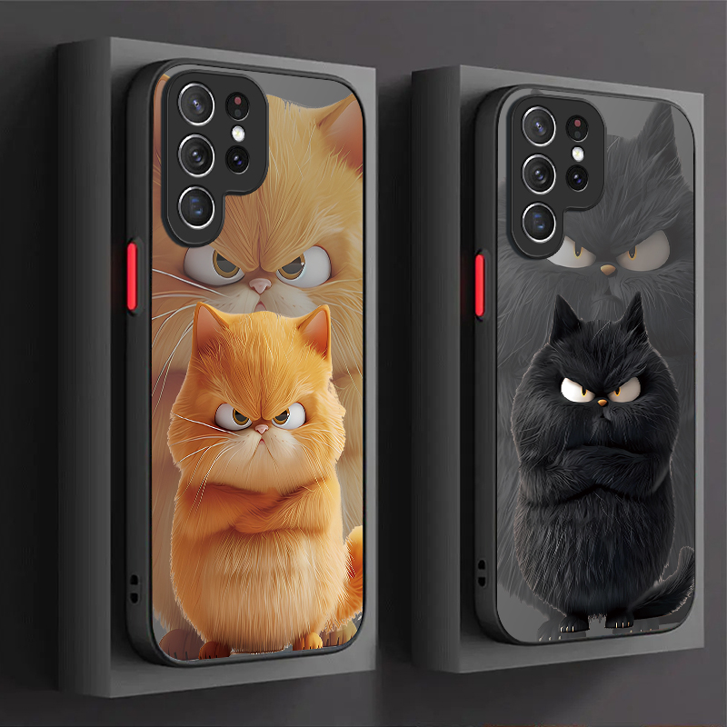 Samsung Galaxy A55 - Чехол в стиле «Злые коты-парочки» для
