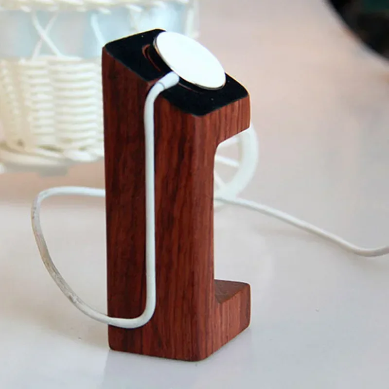Деревянная подставка для заряд – обзор и цена Apple Smartwatch Accessories
