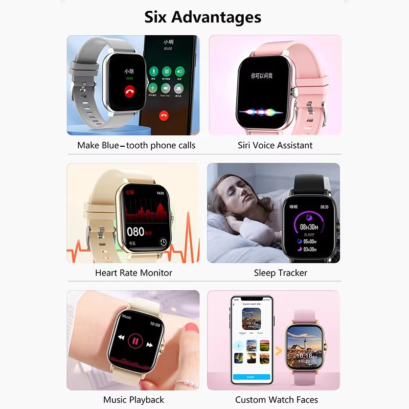 Спортивные умные часы, фитнес- – обзор и цена Smartwatch Instagram