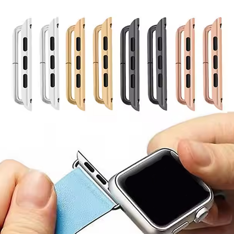 2 шт., адаптер из нержавеющей  – обзор и цена Apple Smartwatch Accessories