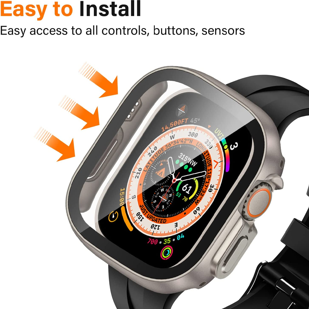 Стекло + чехол для Apple Watch – обзор и цена Apple Smartwatch Accessories