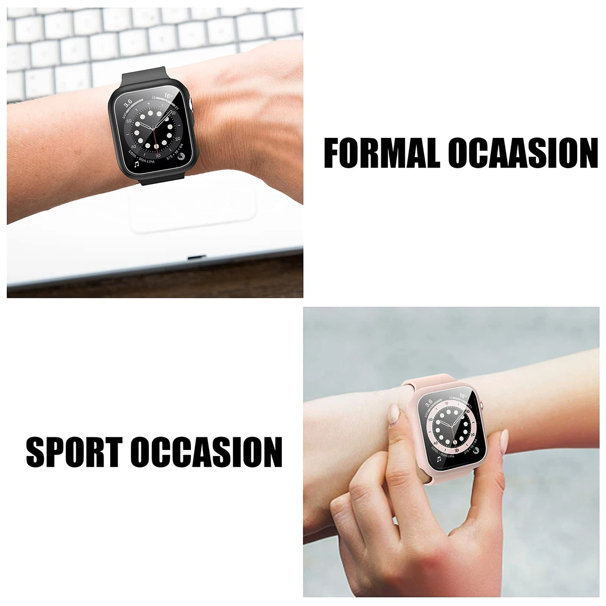 Закаленное стекло + чехол для  – обзор и цена Apple Smartwatch Accessories