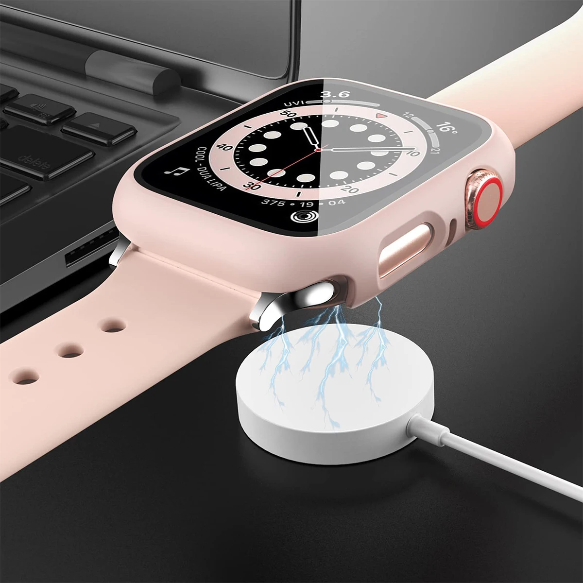 Закаленное стекло + чехол для  – обзор и цена Apple Smartwatch Accessories