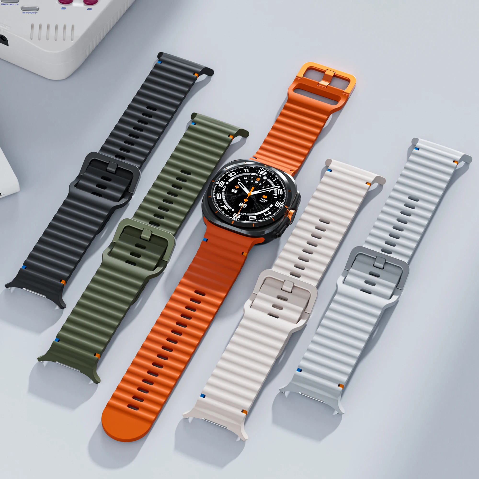 Оригинальный силиконовый ремеш – обзор и цена Samsung Smartwatch Ultra Accessories
