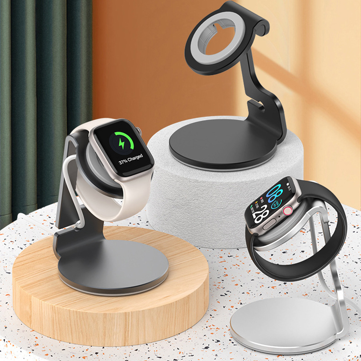 Алюминиевый кронштейн, зарядно – обзор и цена Watch Charging Dock