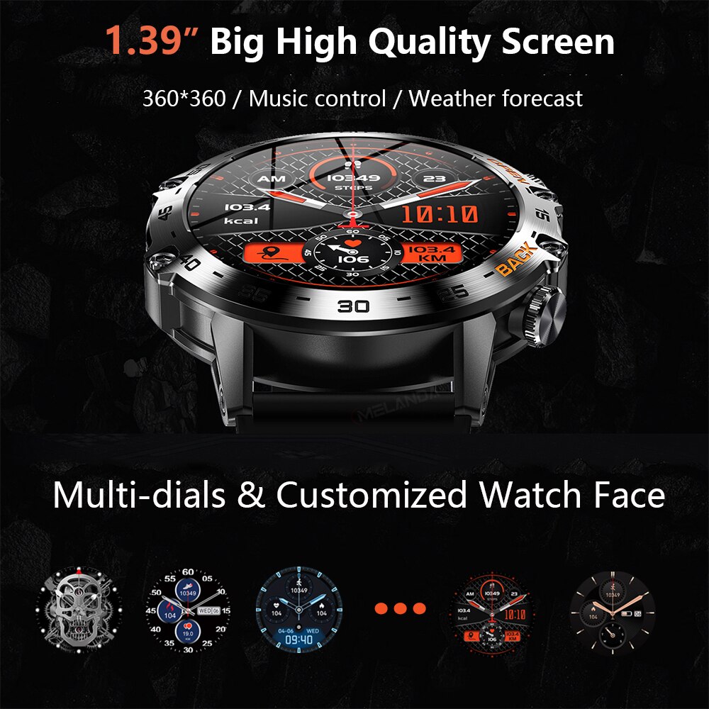 Мужские умные часы MEVADEN Ste – обзор и цена Smartwatch Face