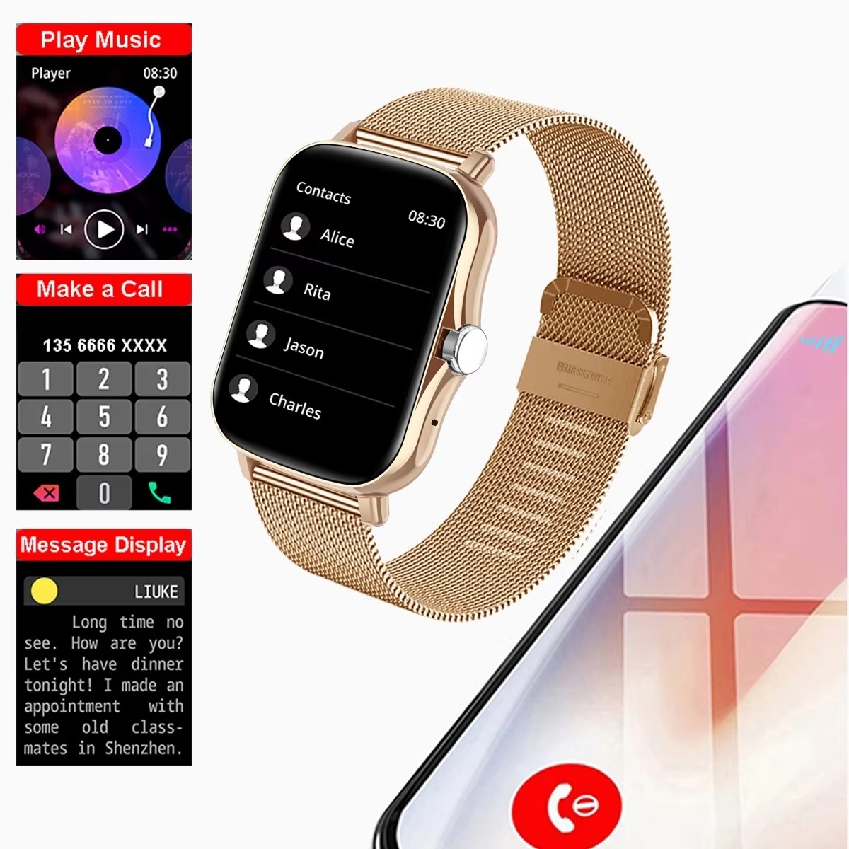 Новые многофункциональные смар – обзор и цена Smartwatch Instagram