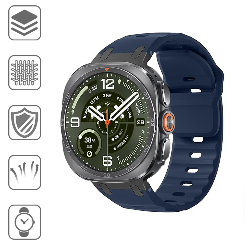Металлический+силиконовый реме – обзор и цена Samsung Smartwatch Ultra Accessories