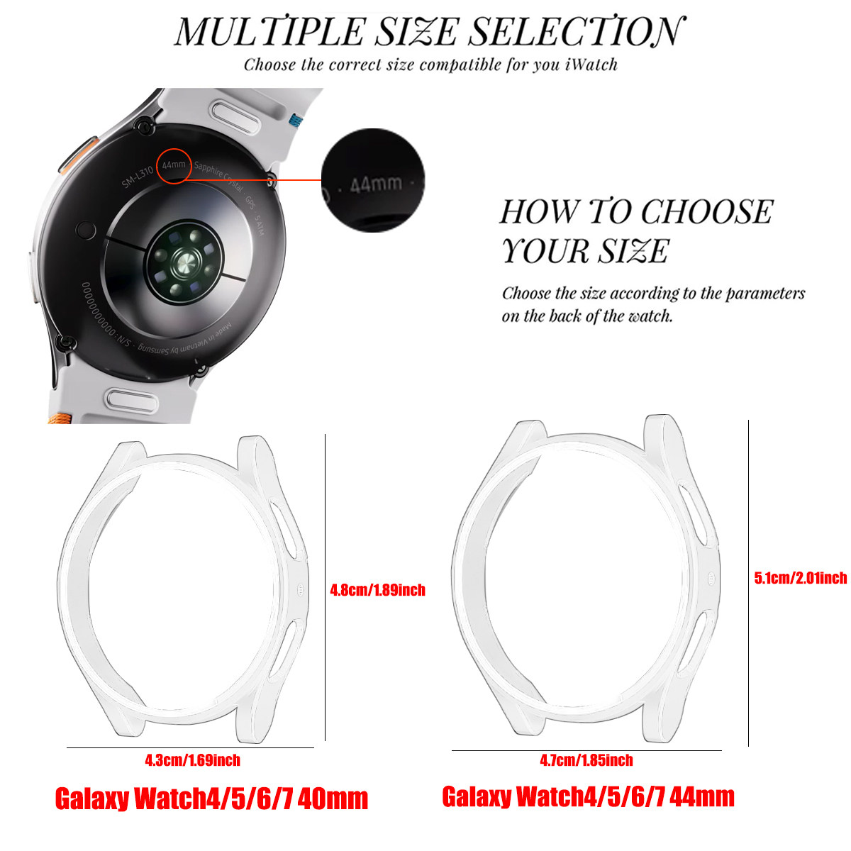 Чехол для Samsung Galaxy Watch – обзор и цена Accessories For Galaxy Watch 5